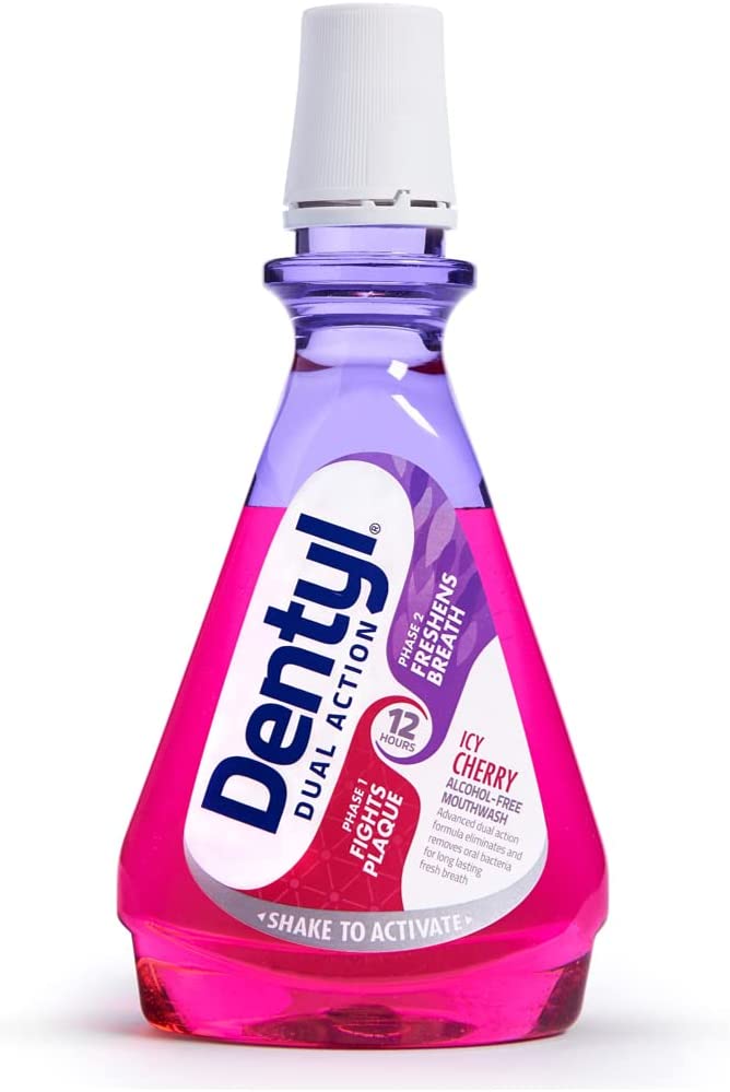 Dentyl Dual Action Icy Cherry Mouthwash